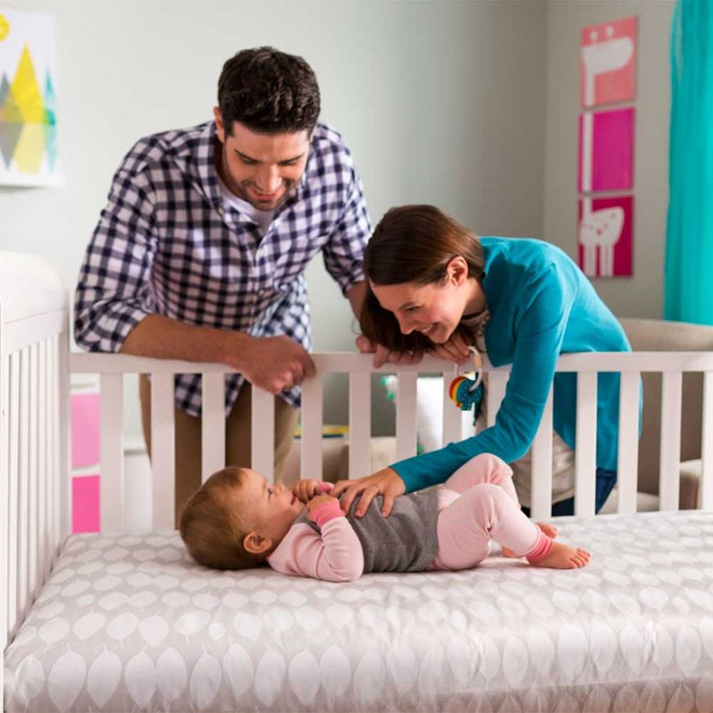 USA Made Baby Crib Mattresses Lullaby Earth Healthy Support Baby Crib